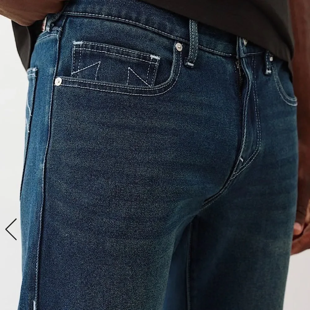 NWT True Religion Ricky Men's Straight Jeans W34/L34